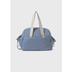 19500 BOLSO LETRAS MAYORAL. COCHECITOS-CARRICOCHES PARA BEBE SACOS Y TEXTILES BOLSOS ,TALEGAS MALETAS . Color 916 azul. 