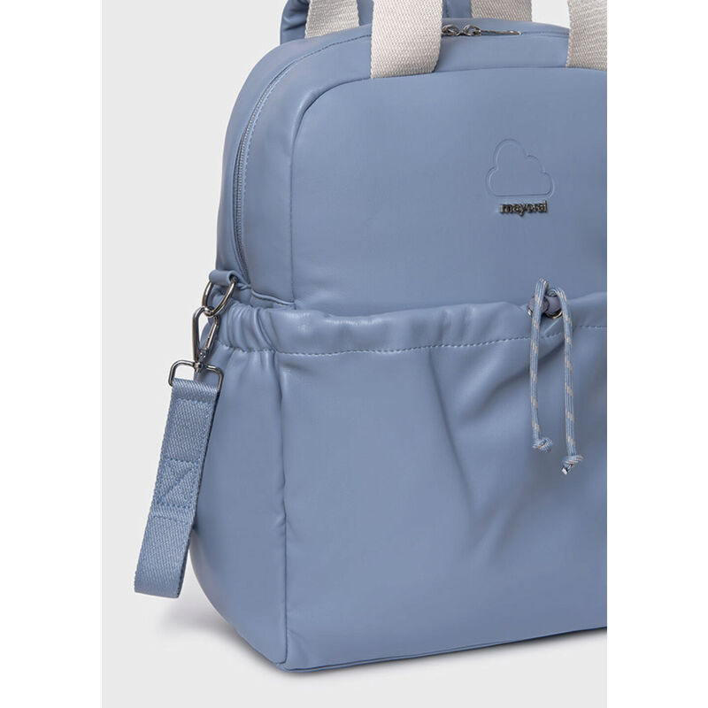 19506 MOCHILA MAYORAL. COCHECITOS-CARRICOCHES PARA BEBE SACOS Y TEXTILES BOLSOS ,TALEGAS MALETAS . Color 916 azul. 