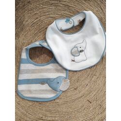 9485 SET 2 BABEROS MAYORAL. PUERICULTURA Y COMPLEMENTOS PARA BEBES - COMIDA BABEROS . TALLAS 0 Meses . 