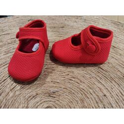 PEUCA MERCEDITAS LONETA ROJA CUQUITO 10057. ZAPATOS PARA BEBE - CALZADO Peuca de Niña OUTLET . CALZADO 16. 