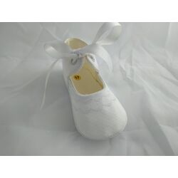 PEUCA TELA BLANCA 8192 CUQUITO. ZAPATOS PARA BEBE - CALZADO Peuca de Niña OUTLET . CALZADO 17. 
