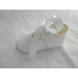 PEUCA TELA BLANCA 8192 CUQUITO. ZAPATOS PARA BEBE - CALZADO Peuca de Niña OUTLET . CALZADO 17. 