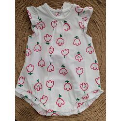 1713  sorbete pelele  flores cotton mayoral. ROPA PARA BEBES ,PREMAMA Y COLEGIAL - DE 0 5 AÑOS INFANTIL VERANO NIÑA Peleles .