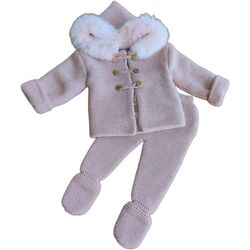 3024VE-318 SAN FRANCISCO POLAINA PELO FAM. ALASKA ROSADO SARDON. ROPA PARA BEBES ,PREMAMA Y COLEGIAL - DE 0 5 AÑOS INVIERNO NIÑA