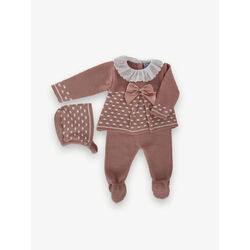 4024MC 153 CONJUNTO 3/P POLAINA + CAPOTA FAM. NACAR MAQUIL SARDÓN. ROPA PARA BEBES ,PREMAMA Y COLEGIAL - DE 0 5 AÑOS INVIERNO
