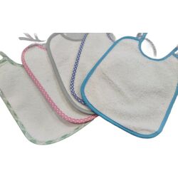 BABERO GUARDERIA PEQUEÑO. PUERICULTURA Y COMPLEMENTOS PARA BEBES - COMIDA BABEROS . Color Blanco. 