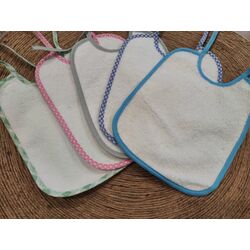 BABERO GUARDERIA PEQUEÑO. PUERICULTURA Y COMPLEMENTOS PARA BEBES - COMIDA BABEROS . Color Blanco. 