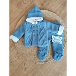 25149 SAN FRANCISCO CHAQUETÓN CON CAPOTA Y POLAINA GLORY. ROPA PARA BEBES ,PREMAMA Y COLEGIAL - DE 0 5 AÑOS INVIERNO Conjuntos