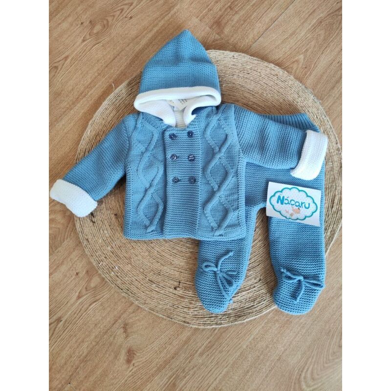 25149 SAN FRANCISCO CHAQUETÓN CON CAPOTA Y POLAINA GLORY. ROPA PARA BEBES ,PREMAMA Y COLEGIAL - DE 0 5 AÑOS INVIERNO Conjuntos