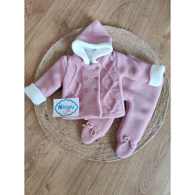 25149 SAN FRANCISCO CHAQUETÓN CON CAPOTA Y POLAINA GLORY. ROPA PARA BEBES ,PREMAMA Y COLEGIAL - DE 0 5 AÑOS INVIERNO Conjuntos
