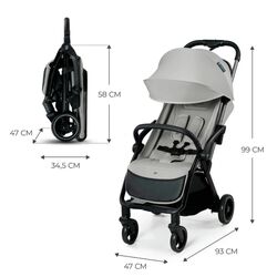 SILLA DE PASEO APINO   KINDERCKRAFT. COCHECITOS-CARRICOCHES PARA BEBE SILLAS DE PASEO . Color GRIS . 