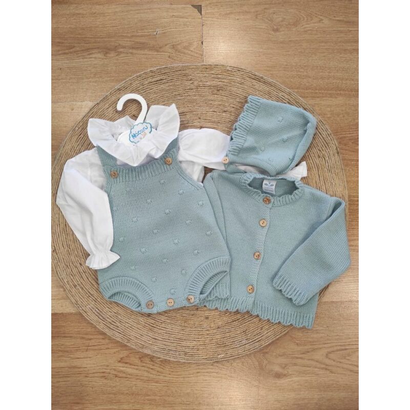 024VE-384 CONJUNTO 4 PIEZAS RANITA FAMILIA JULIA SARDÓN. ROPA PARA BEBES ,PREMAMA Y COLEGIAL - DE 0 5 AÑOS INVIERNO NIÑA