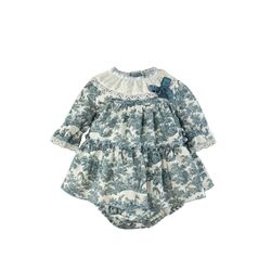 360024VB VESTIDO CON BRAGUITA  MIRANDA. ROPA PARA BEBES ,PREMAMA Y COLEGIAL - DE 0 5 AÑOS INVIERNO NIÑA Vestidos . TALLAS 1M. 