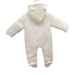 23252 BUZO DE TELA  GLORY. ROPA PARA BEBES ,PREMAMA Y COLEGIAL - DE 0 5 AÑOS INVIERNO Peleles Abrigo . Color Beige. TALLAS 6