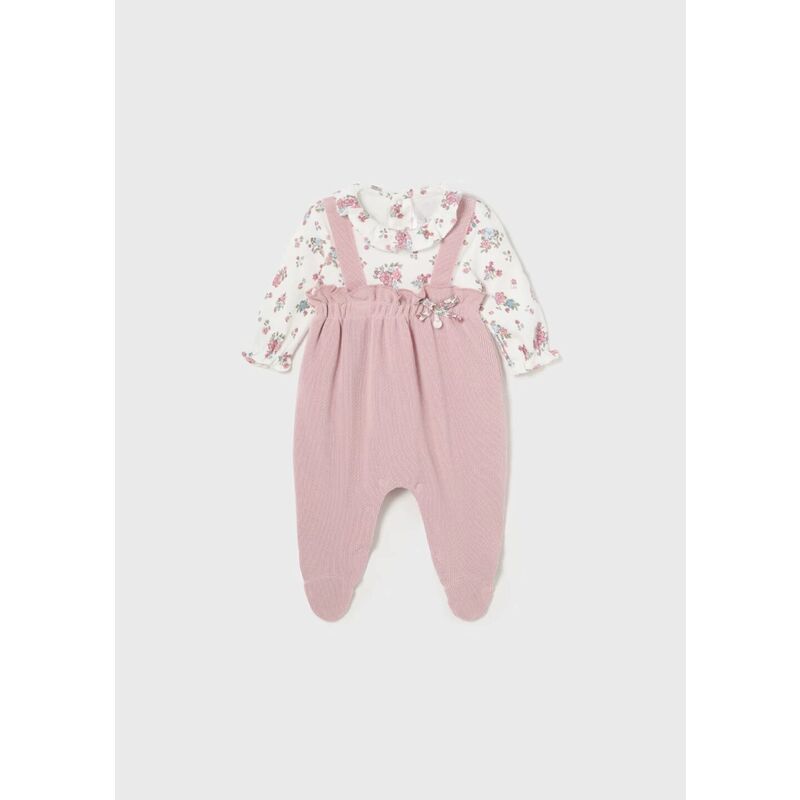 2604 PELELE PETO MAYORAL. ROPA PARA BEBES ,PREMAMA Y COLEGIAL - DE 0 5 AÑOS INVIERNO Peleles . Color Rosa. TALLAS 1M. 