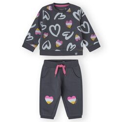 24467520 CONJUNTO BBCUORE GIRL GRIS OSCURO CANADA HOUSE. ROPA PARA BEBES ,PREMAMA Y COLEGIAL - DE 0 5 AÑOS INVIERNO NIÑA