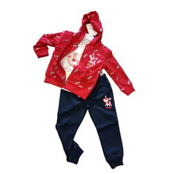 7603 CHANDAL TRES PIEZAS NIÑA GARVEL. ROPA PARA BEBES ,PREMAMA Y COLEGIAL - DE 0 5 AÑOS INVIERNO . TALLAS 5 años. 