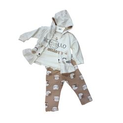 BK934 CONJUNTO NIÑA GARVEL. ROPA PARA BEBES ,PREMAMA Y COLEGIAL - DE 0 5 AÑOS INVIERNO . TALLAS 3 meses. 