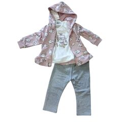 BK939 CHANDAL GATITOS ROSA GARVEL. ROPA PARA BEBES ,PREMAMA Y COLEGIAL - DE 0 5 AÑOS INVIERNO . TALLAS 12 meses. 