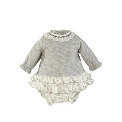 360033VB VESTIDO BRAGUITA MIRANDA. ROPA PARA BEBES ,PREMAMA Y COLEGIAL - DE 0 5 AÑOS INVIERNO NIÑA Vestidos . TALLAS 1M. 