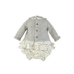 360033VB VESTIDO BRAGUITA MIRANDA. ROPA PARA BEBES ,PREMAMA Y COLEGIAL - DE 0 5 AÑOS INVIERNO NIÑA Vestidos . TALLAS 1M. 