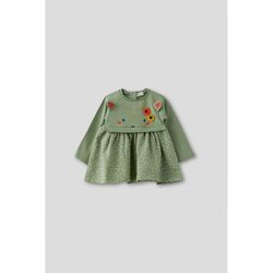 343000 Vestido bebé niña verde Street Monkey. ROPA PARA BEBES ,PREMAMA Y COLEGIAL - DE 0 5 AÑOS INVIERNO NIÑA Vestidos . TALLAS