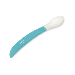 1689 D/BL. CUCHARA SILICONA AZUL KIOKIDS. PUERICULTURA Y COMPLEMENTOS PARA BEBES - COMIDA VAJILLAS CUBIERTOS . Color Azul. 