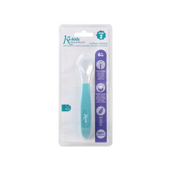 1689 D/BL. CUCHARA SILICONA AZUL KIOKIDS. PUERICULTURA Y COMPLEMENTOS PARA BEBES - COMIDA VAJILLAS CUBIERTOS . Color Azul. 