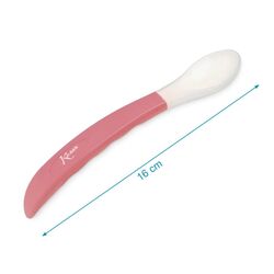 1690 D/BL. CUCHARA SILICONA ROSA KIOKIDS. PUERICULTURA Y COMPLEMENTOS PARA BEBES - COMIDA VAJILLAS CUBIERTOS . Color Rosa. 