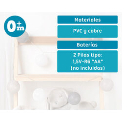2793  C/P. GUIRNALDA 150CM LED KIOKIDS. MOBILIARIO Y DECORACION PARA BEBE - . Color 0. 