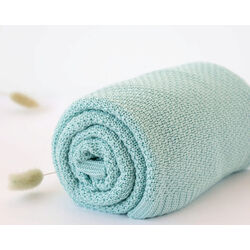 3173 C/V MANTITA 80X110CMS BAMBÚ MENTA KIOKIDS. COCHECITOS-CARRICOCHES PARA BEBE SACOS Y TEXTILES CHALES MANTAS . Color MENTA. 