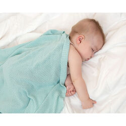 3173 C/V MANTITA 80X110CMS BAMBÚ MENTA KIOKIDS. COCHECITOS-CARRICOCHES PARA BEBE SACOS Y TEXTILES CHALES MANTAS . Color MENTA. 