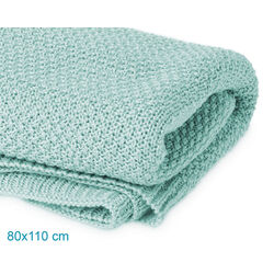 3173 C/V MANTITA 80X110CMS BAMBÚ MENTA KIOKIDS. COCHECITOS-CARRICOCHES PARA BEBE SACOS Y TEXTILES CHALES MANTAS . Color MENTA. 