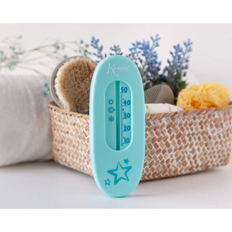 3439 D/BL. TERMÓMETRO 15X6CM AZUL KIOKIDS. PUERICULTURA Y COMPLEMENTOS PARA BEBES - BAÑO TERMOMETROS ACCESORIOS DE . Color Azul.