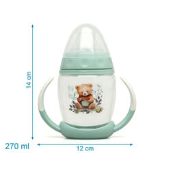 3781 TAZA APRENDIZAJE 270ML STEP 1 SALVIA KIOKIDS. PUERICULTURA Y COMPLEMENTOS PARA BEBES - COMIDA VASOS TAZAS . Color SALVIA. 