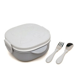 3894 CAJA ALMUERZO 450ML ACERO INOXIDABLE KIOKIDS. PUERICULTURA Y COMPLEMENTOS PARA BEBES - COMIDA VAJILLAS CUBIERTOS ACCESORIOS