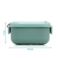 3896 CAJA ALMUERZO 750ML PP SALVIA KIOKIDS. PUERICULTURA Y COMPLEMENTOS PARA BEBES - COMIDA VAJILLAS CUBIERTOS ACCESORIOS DE