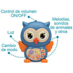 3948  BUHO 18X16 CM MUSICAL KIOKIDS. JUGUETES PARA BEBE - PELUCHES Y MUÑECOS PRIMEROS ACCESORIOS DE . Color 0. 