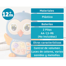3948  BUHO 18X16 CM MUSICAL KIOKIDS. JUGUETES PARA BEBE - PELUCHES Y MUÑECOS PRIMEROS ACCESORIOS DE . Color 0. 