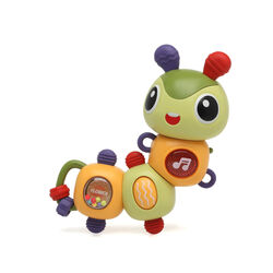 3954 GUSANO 20X16 CM MUSICAL KIOKIDS. JUGUETES PARA BEBE - PRIMEROS APILABLES Y ENCAJABLES ACCESORIOS DE . Color 0. 