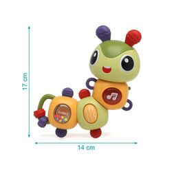 3954 GUSANO 20X16 CM MUSICAL KIOKIDS. JUGUETES PARA BEBE - PRIMEROS APILABLES Y ENCAJABLES ACCESORIOS DE . Color 0. 