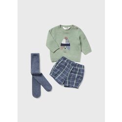 2244 CONJUNTO PANTALÓN CORTO Y LEOTARDO MAYORAL. ROPA PARA BEBES ,PREMAMA Y COLEGIAL - DE 0 5 AÑOS INVIERNO Conjuntos Punto
