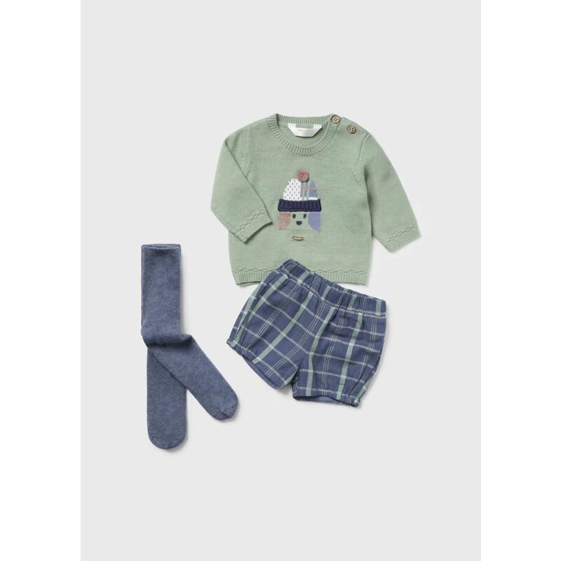 2244 CONJUNTO PANTALÓN CORTO Y LEOTARDO MAYORAL. ROPA PARA BEBES ,PREMAMA Y COLEGIAL - DE 0 5 AÑOS INVIERNO Conjuntos Punto