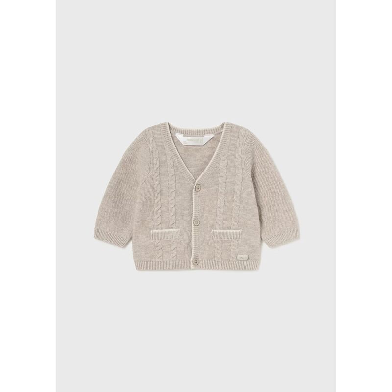 2308 CARDIGAN CON CUELLO MAYORAL. ROPA PARA BEBES ,PREMAMA Y COLEGIAL - DE 0 5 AÑOS INVIERNO Chaquetas RECIEN NACIDO 0-1M 50CM .