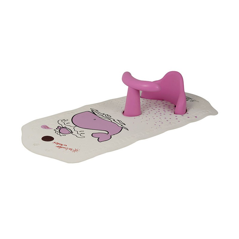 ASIENTO DE BAÑO Y ALFOMBRA PINK 1977 OLMITOS ASIENTO DE BAÑO Y ALFOMBRA PINK 1977 OLMITOS