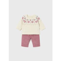 2519 CONJUNTO PANTALÓN LARGO MAYORAL. ROPA PARA BEBES ,PREMAMA Y COLEGIAL - DE 0 5 AÑOS INVIERNO RECIEN NACIDO 0-1M 50CM .