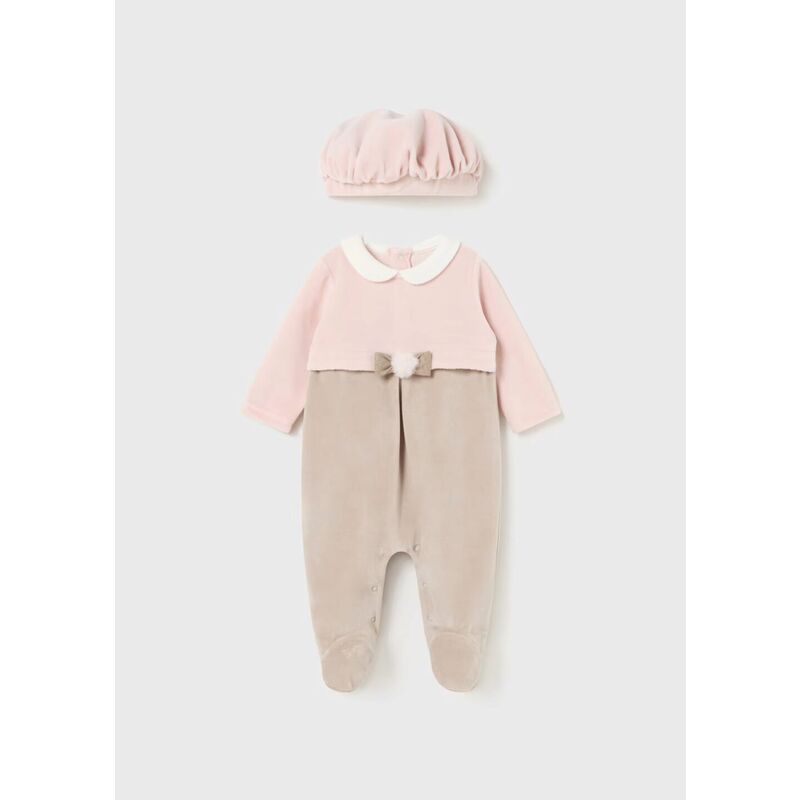 2782 PIJAMA CON BOINA MAYORAL. ROPA PARA BEBES ,PREMAMA Y COLEGIAL - DE 0 5 AÑOS INTERIOR Pijamas Niña Niño INVIERNO RECIEN