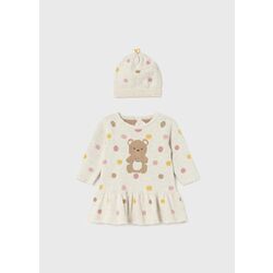 2788 Vestido con gorro tricot recién nacida MAYORAL. ROPA PARA BEBES ,PREMAMA Y COLEGIAL - DE 0 5 AÑOS INTERIOR Bodys INVIERNO