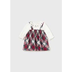 2801  PELELE FALDA CUADROS MAYORAL. ROPA PARA BEBES ,PREMAMA Y COLEGIAL - DE 0 5 AÑOS INVIERNO Peleles RECIEN NACIDO 0-1M 50CM .