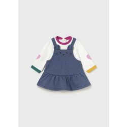 2802 PELELE FALDA MAYORAL. ROPA PARA BEBES ,PREMAMA Y COLEGIAL - DE 0 5 AÑOS INVIERNO Conjuntos Ranita RECIEN NACIDO 0-1M 50CM .